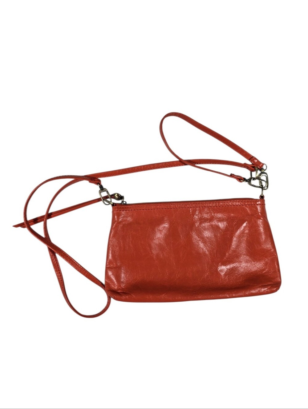 HOBO Darcy Burnt Orange Leather Crossbody Bag